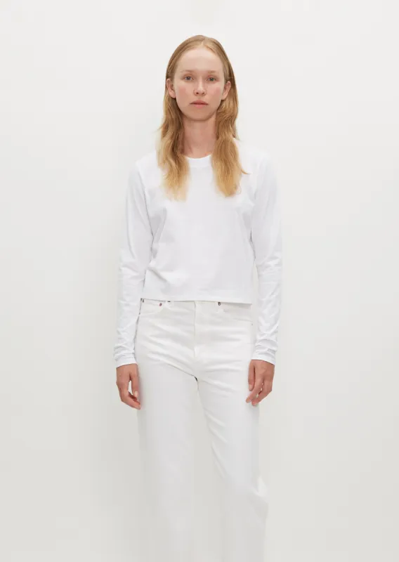 Masal Long Sleeve T-Shirt — White sold by La Garconne