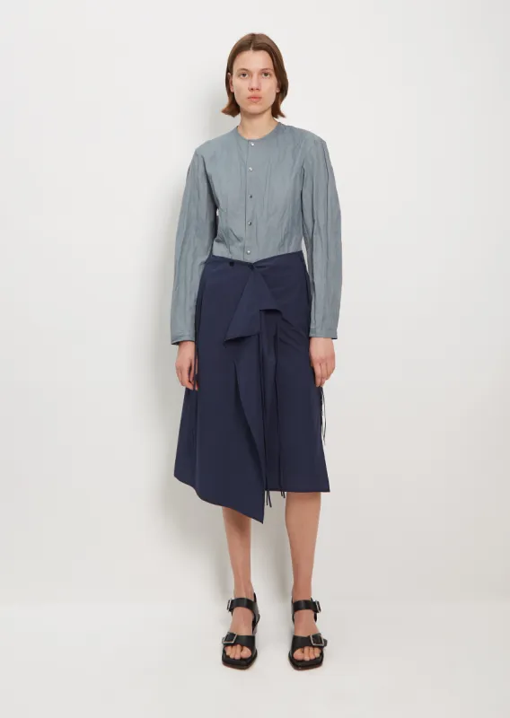 Layered Cotton Skirt made by Lemaire
