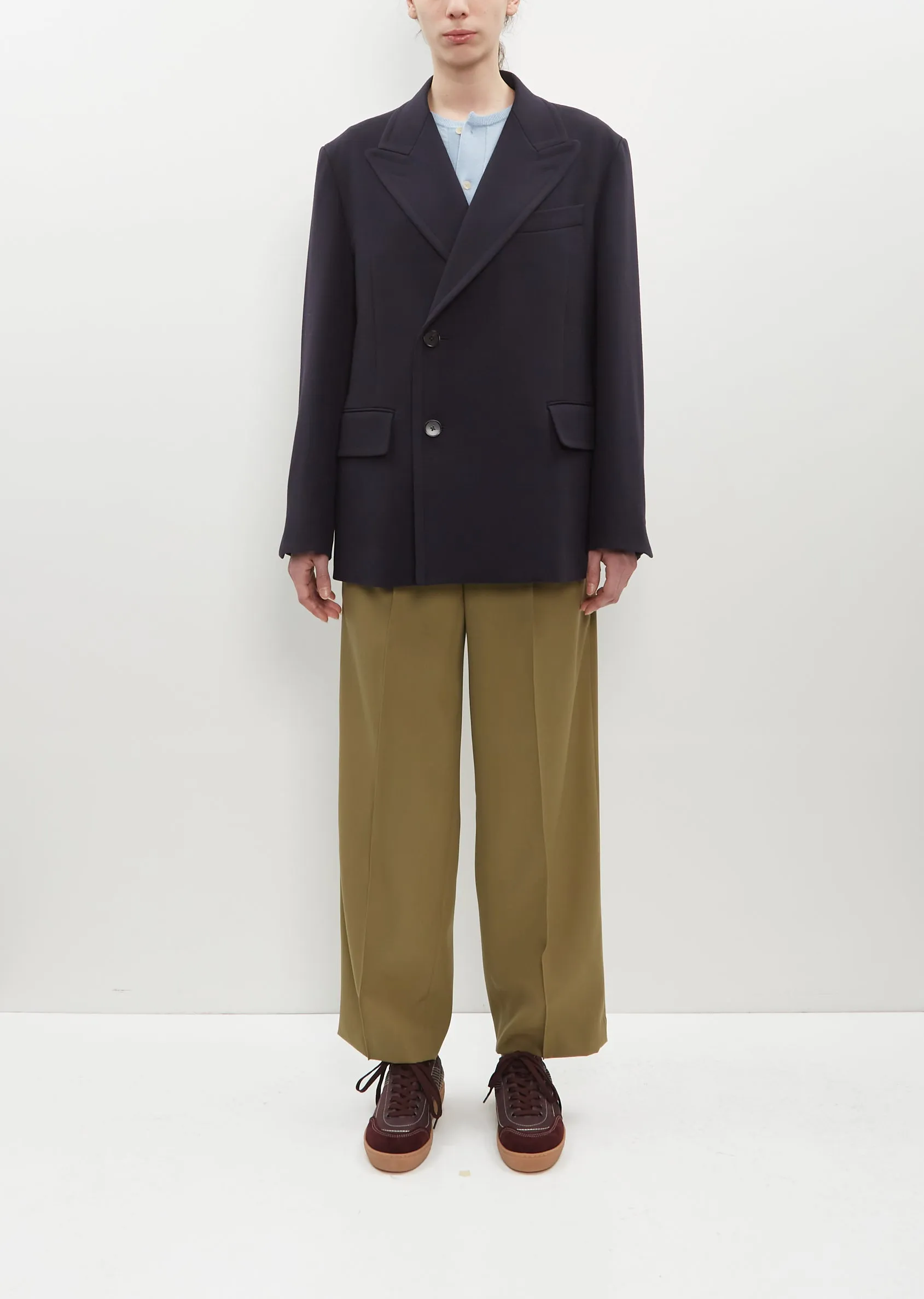 Double Cloth Wool Jacket sold by La Garconne product image thumbnail 4