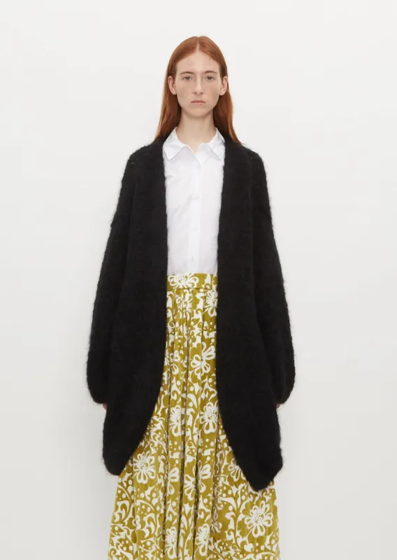Long Mohair Cardigan sold by La Garconne