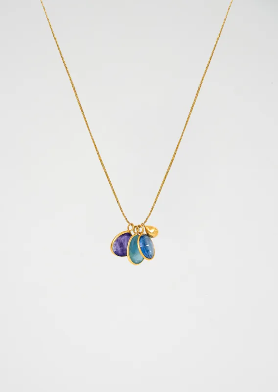 Light and Space Colette Set on Cord Necklace sold by La Garconne