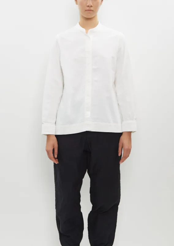 Chloe Mao Collar Shirt sold by La Garconne