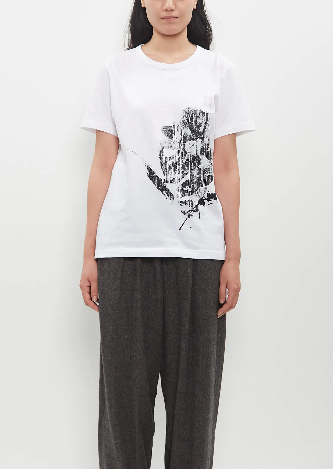 Round Neck T-Shirt sold by La Garconne