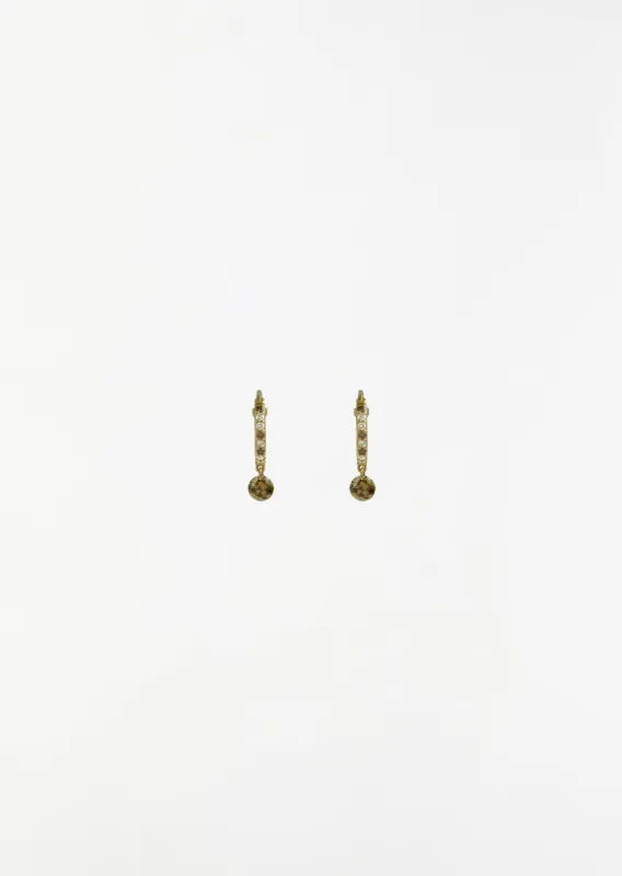 Set Free Diamonds Earrings — Yellow Gold made by La Garconne