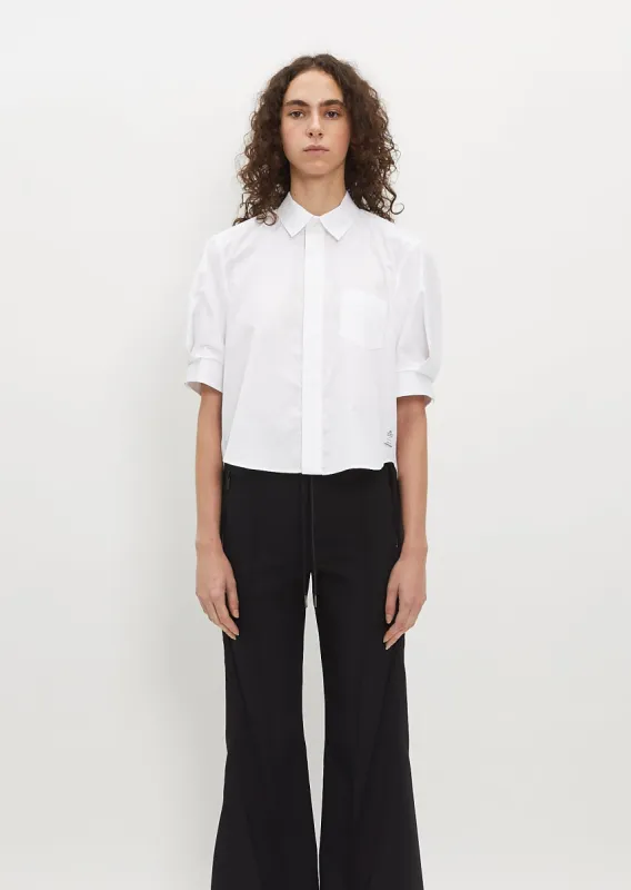 Thomas Mason Cotton Poplin Shirt sold by La Garconne