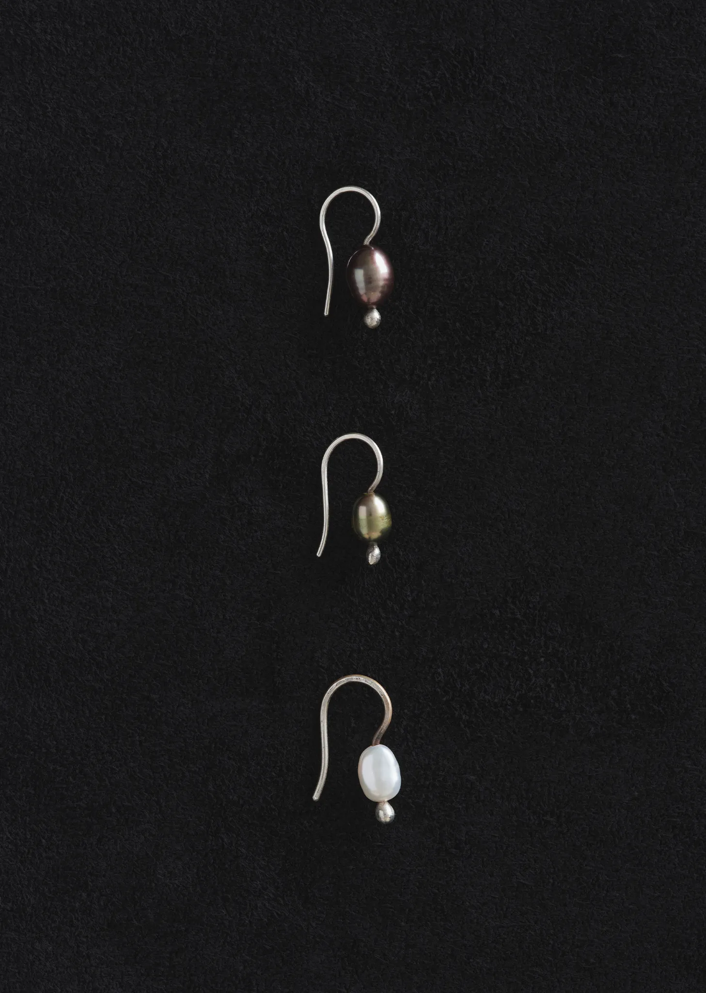 Mermaid Earrings — White sold by La Garconne product image thumbnail 4