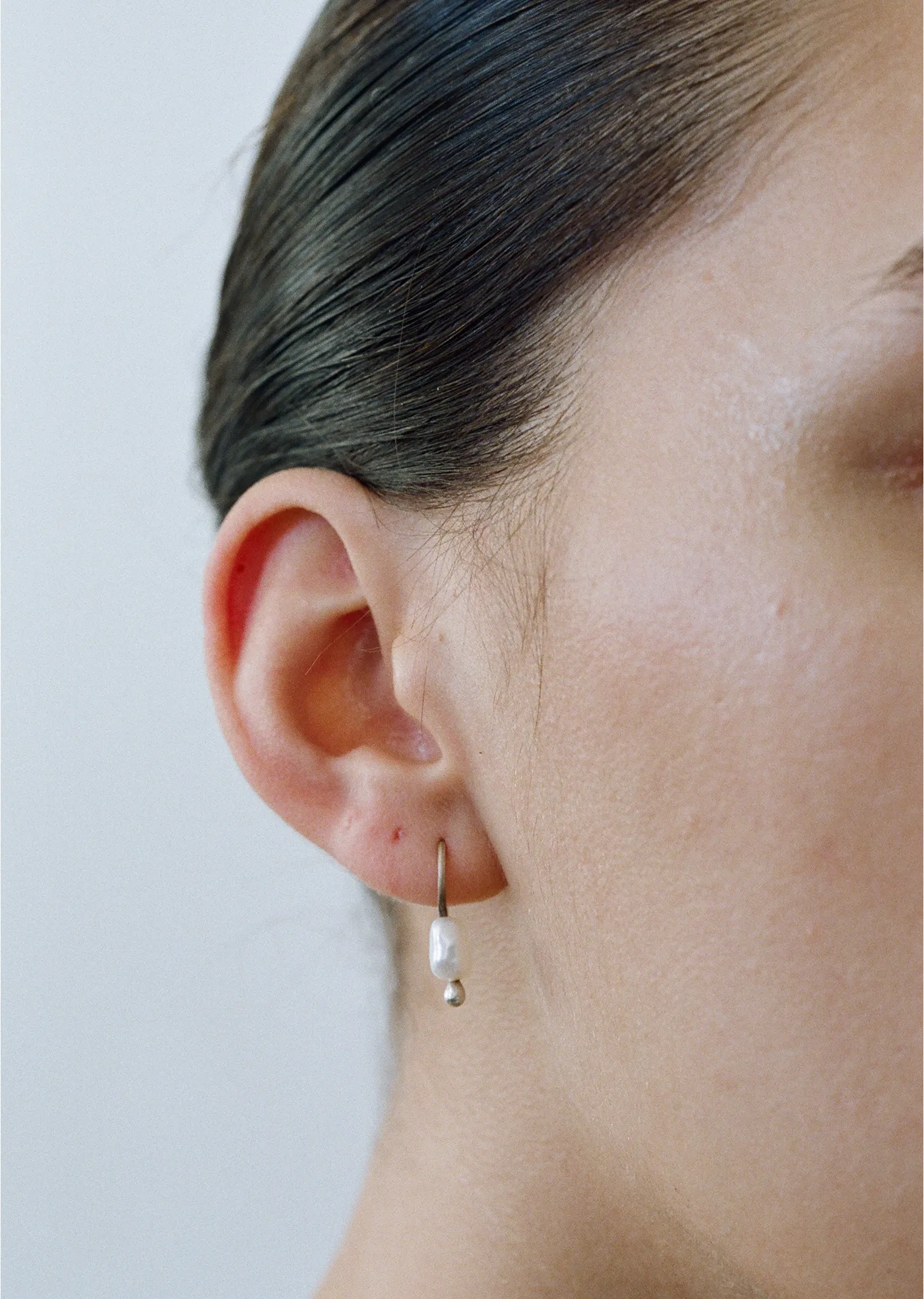 Mermaid Earrings — White sold by La Garconne product image thumbnail 3