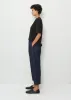 Denim Easy Pants — Dark Indigo sold by La Garconne
