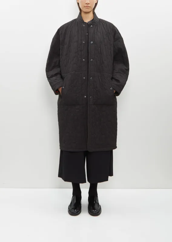 Petra Bomber Coat — Black sold by La Garconne