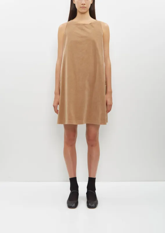 Velvet Sleeveless Dress — Sugar sold by La Garconne