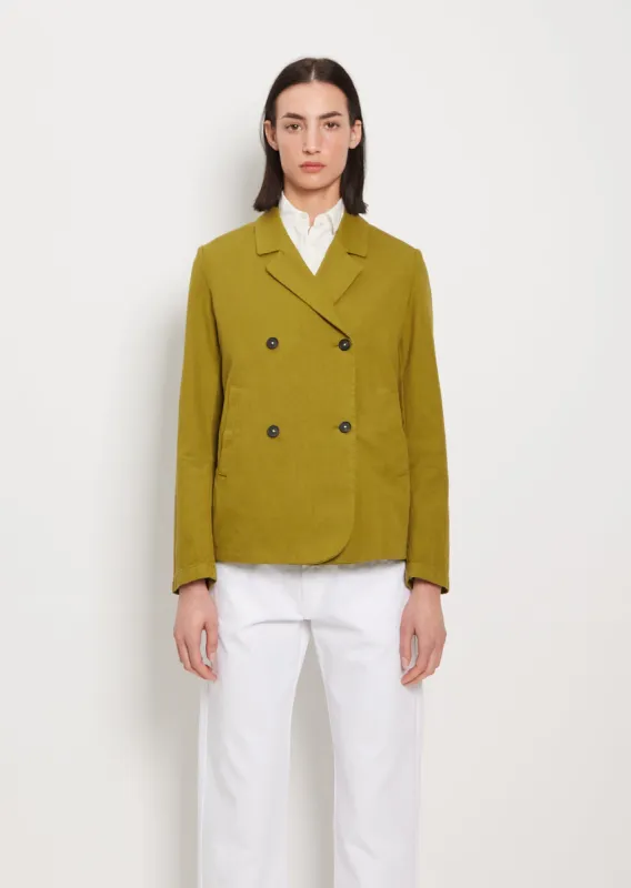 Hampton Cotton Linen Blend Blazer sold by La Garconne