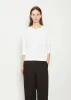 Hefiz Cotton Jersey — White sold by La Garconne
