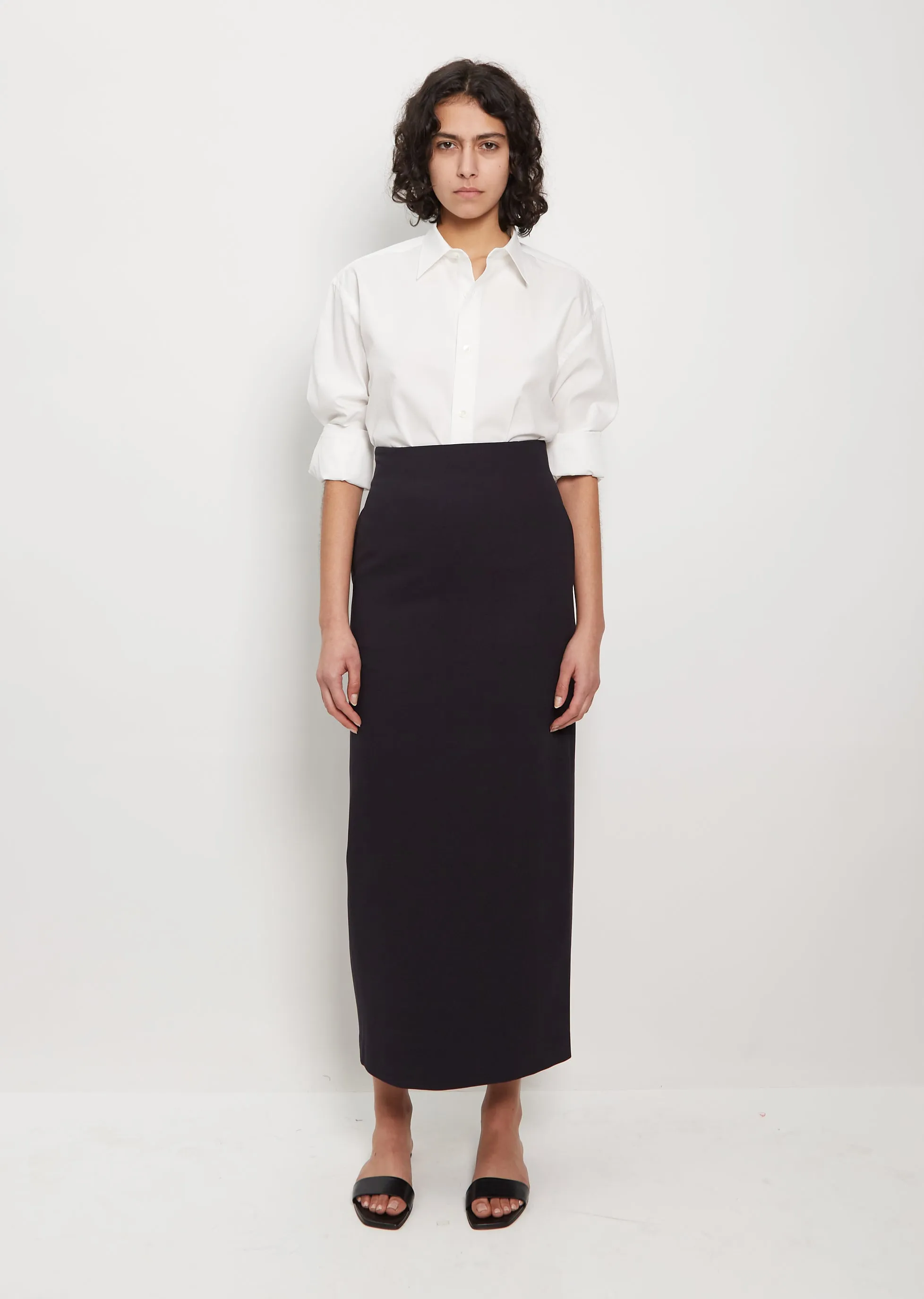 Hard Twist Dobby Skirt sold by La Garconne