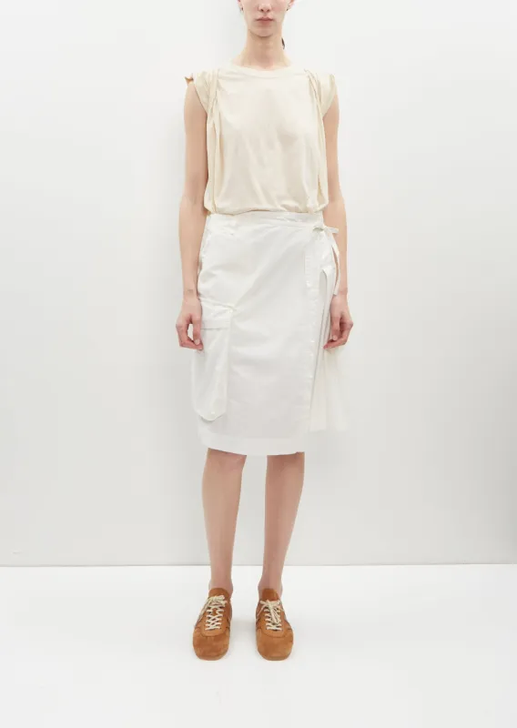 Skilt Cotton Gabardine Skirt made by Dries Van Noten