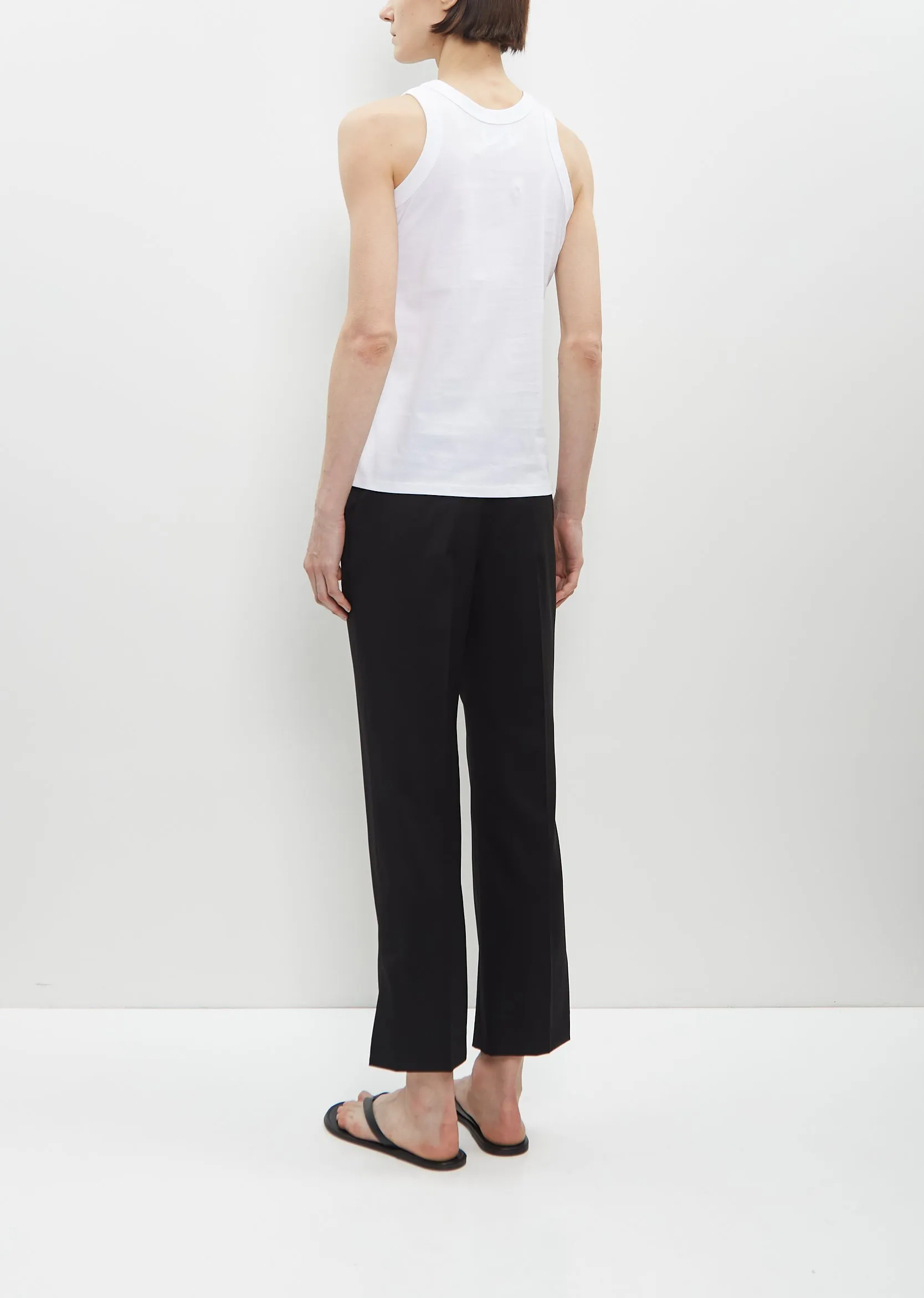 Poso Tank Top — White sold by La Garconne product image thumbnail 3