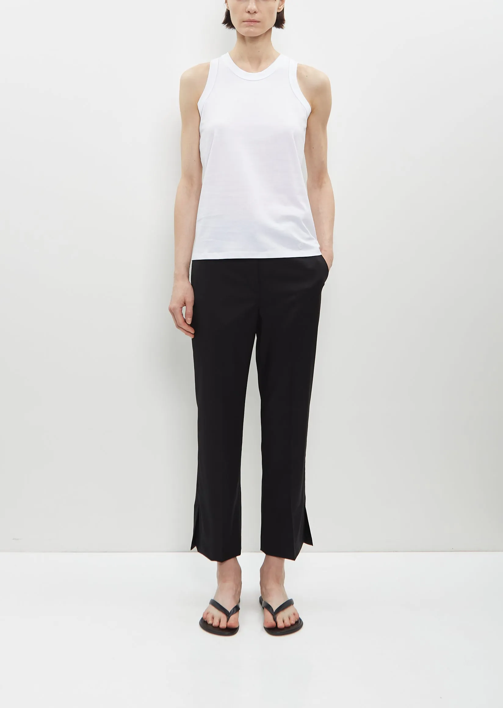 Poso Tank Top — White sold by La Garconne product image thumbnail 4