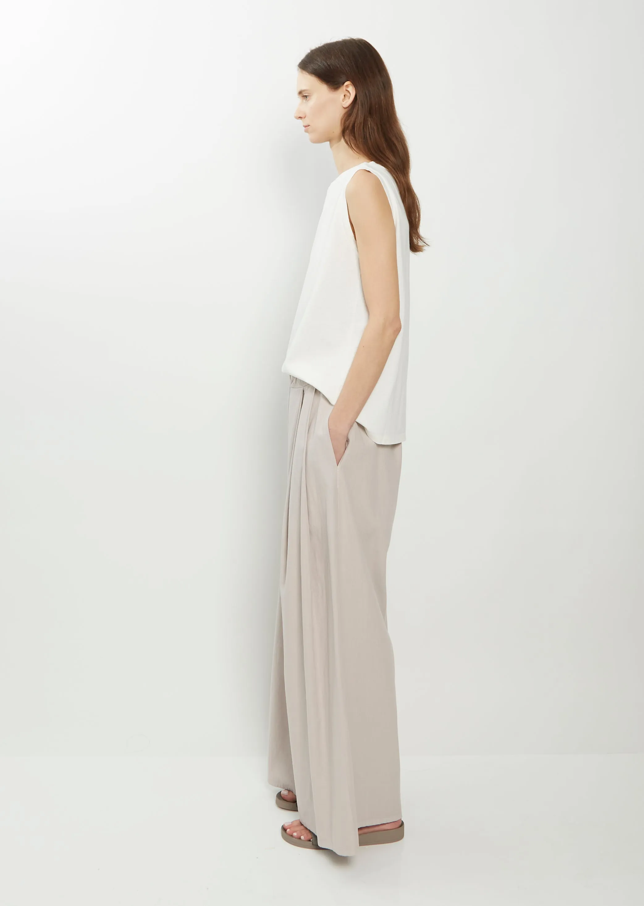 Brushed Cotton Dalla Pant — Mystic sold by La Garconne product image thumbnail 2