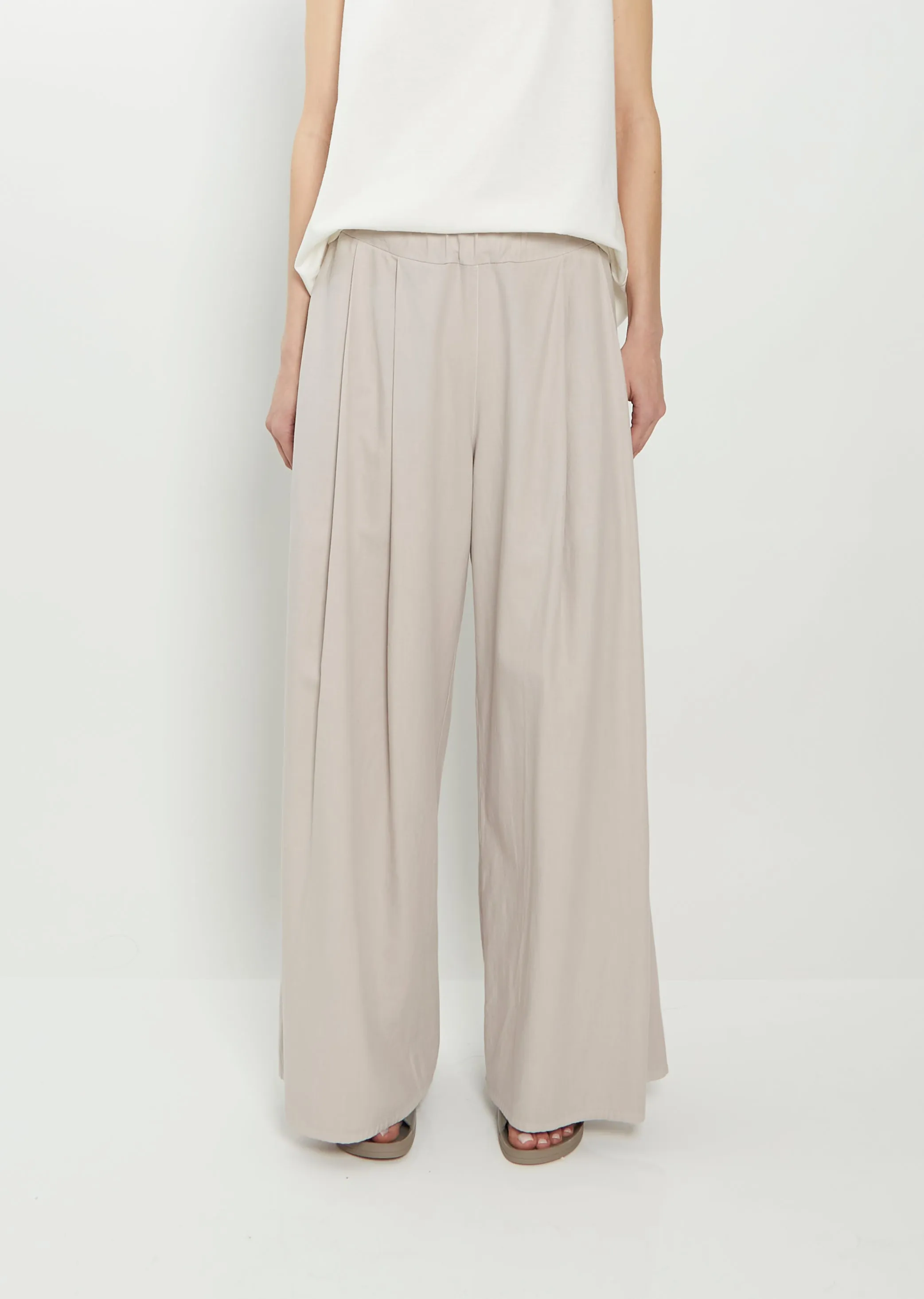 Brushed Cotton Dalla Pant — Mystic sold by La Garconne product image thumbnail 4