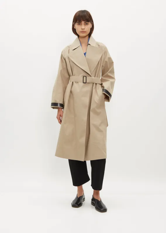 Kintore Trench Coat - Fawn sold by La Garconne