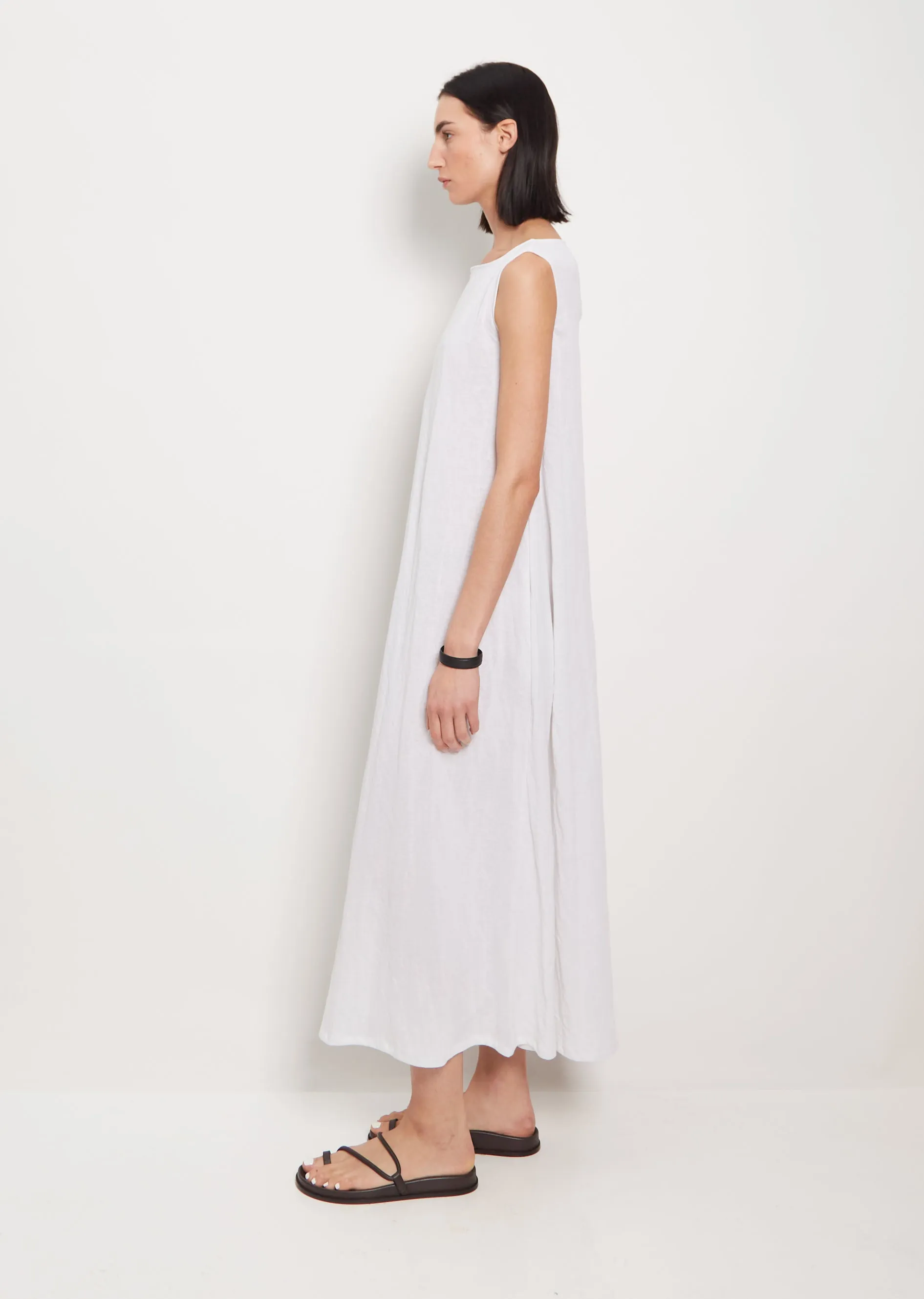 Sleeveless Jersey Dress — White sold by La Garconne product image thumbnail 2