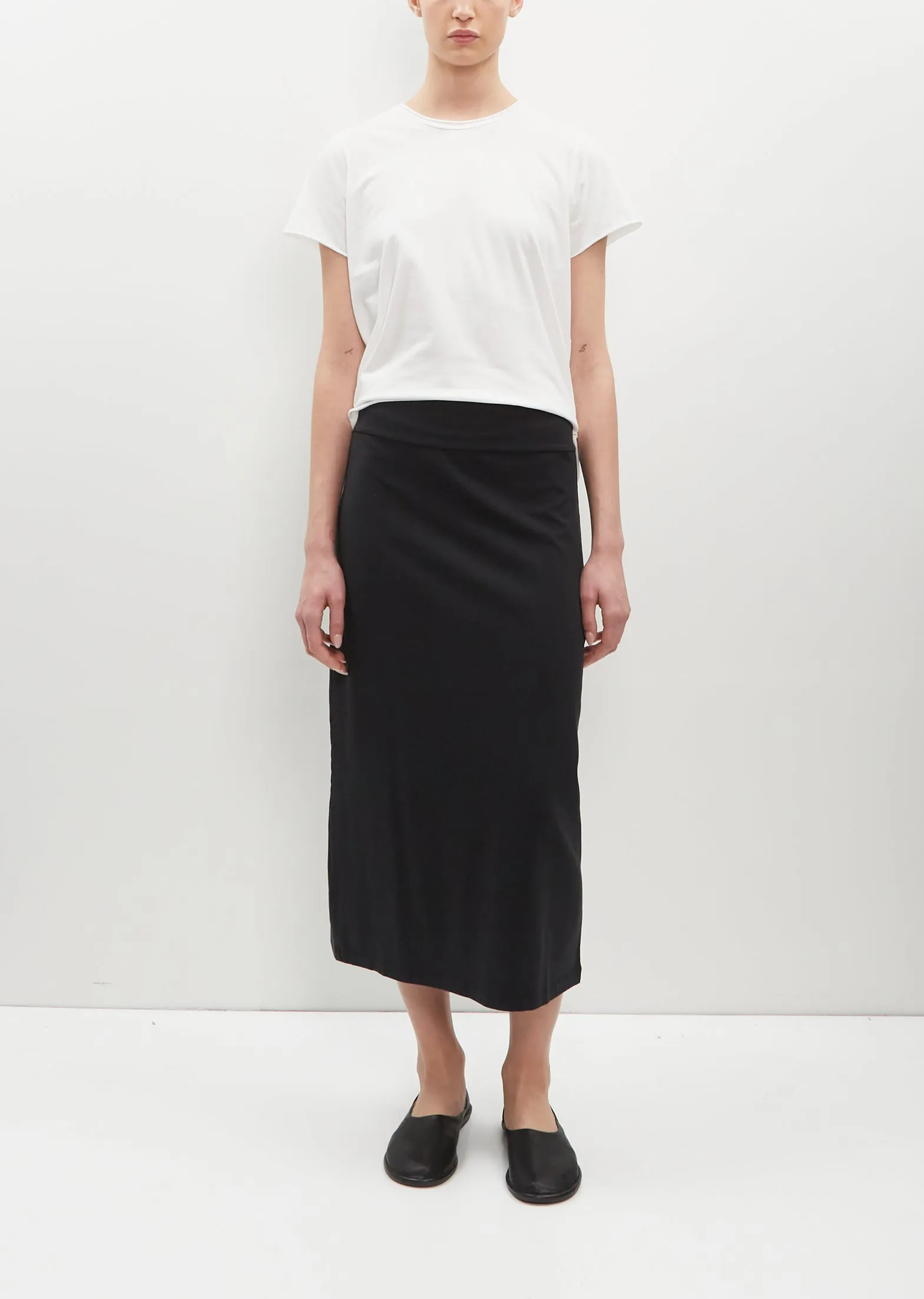 Penna Stretch Cotton Jersey Skirt sold by La Garconne