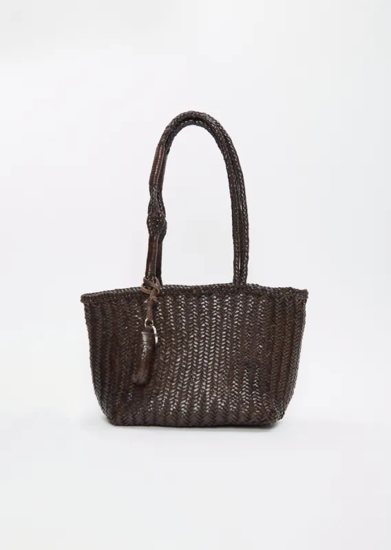Chevron Leather Tote Small sold by La Garconne