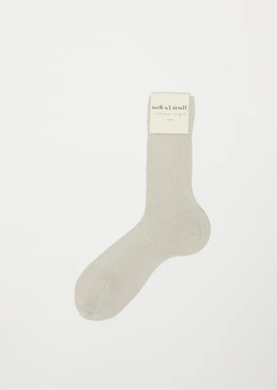 Organic Cotton Socks — Grey sold by La Garconne