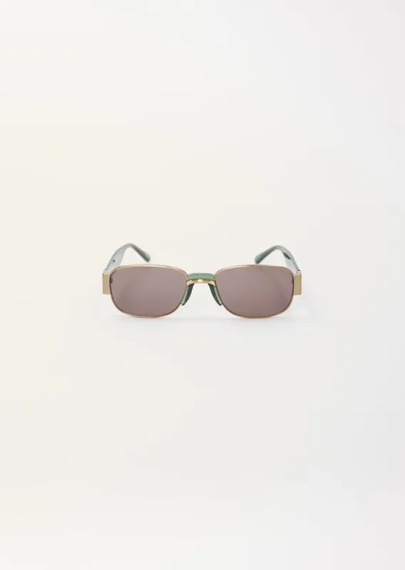 Sunglasses — Green sold by La Garconne