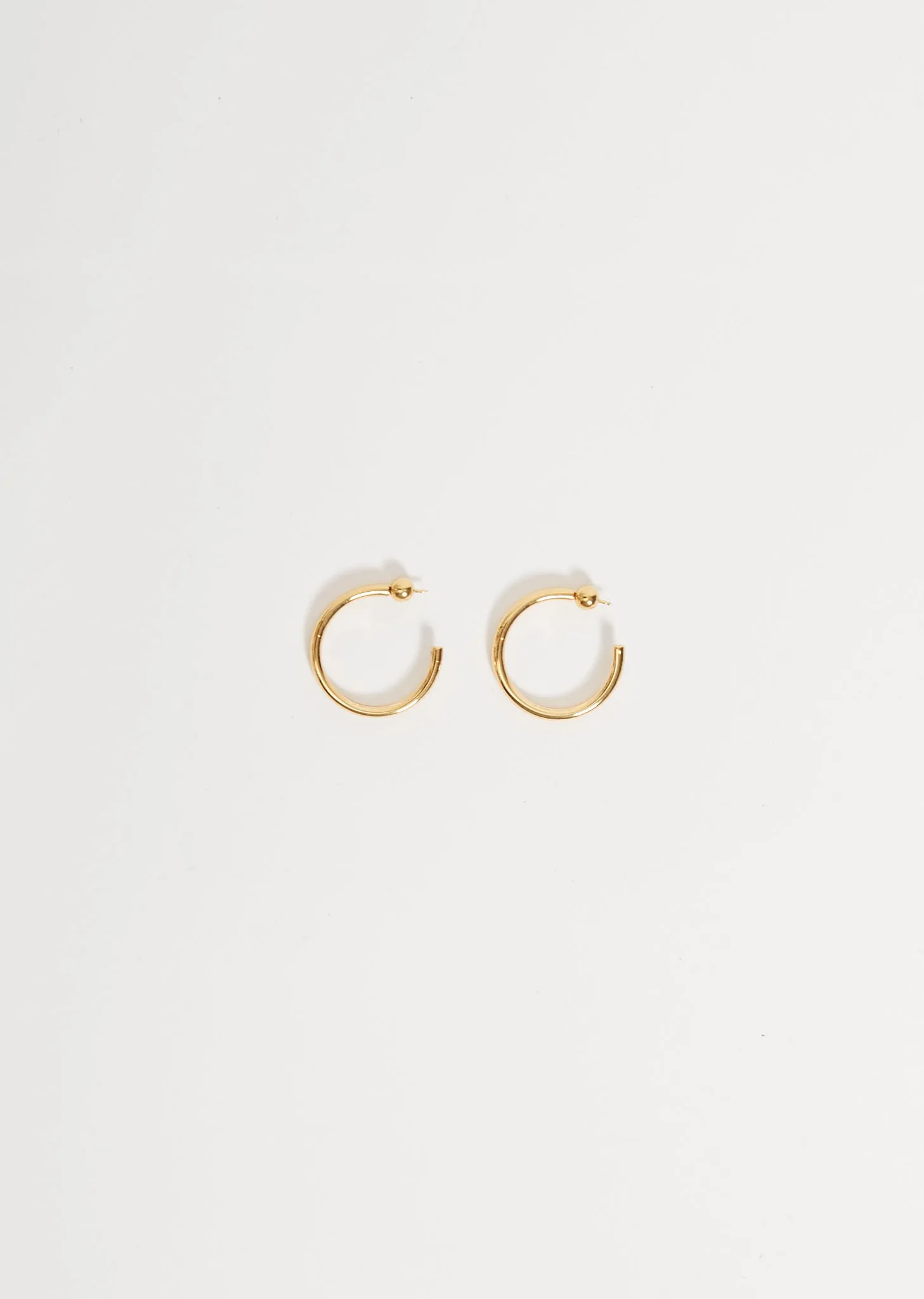 Gold Small Clara Hoops sold by La Garconne