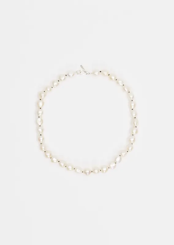 Simple Baroque Pearl Collar sold by La Garconne