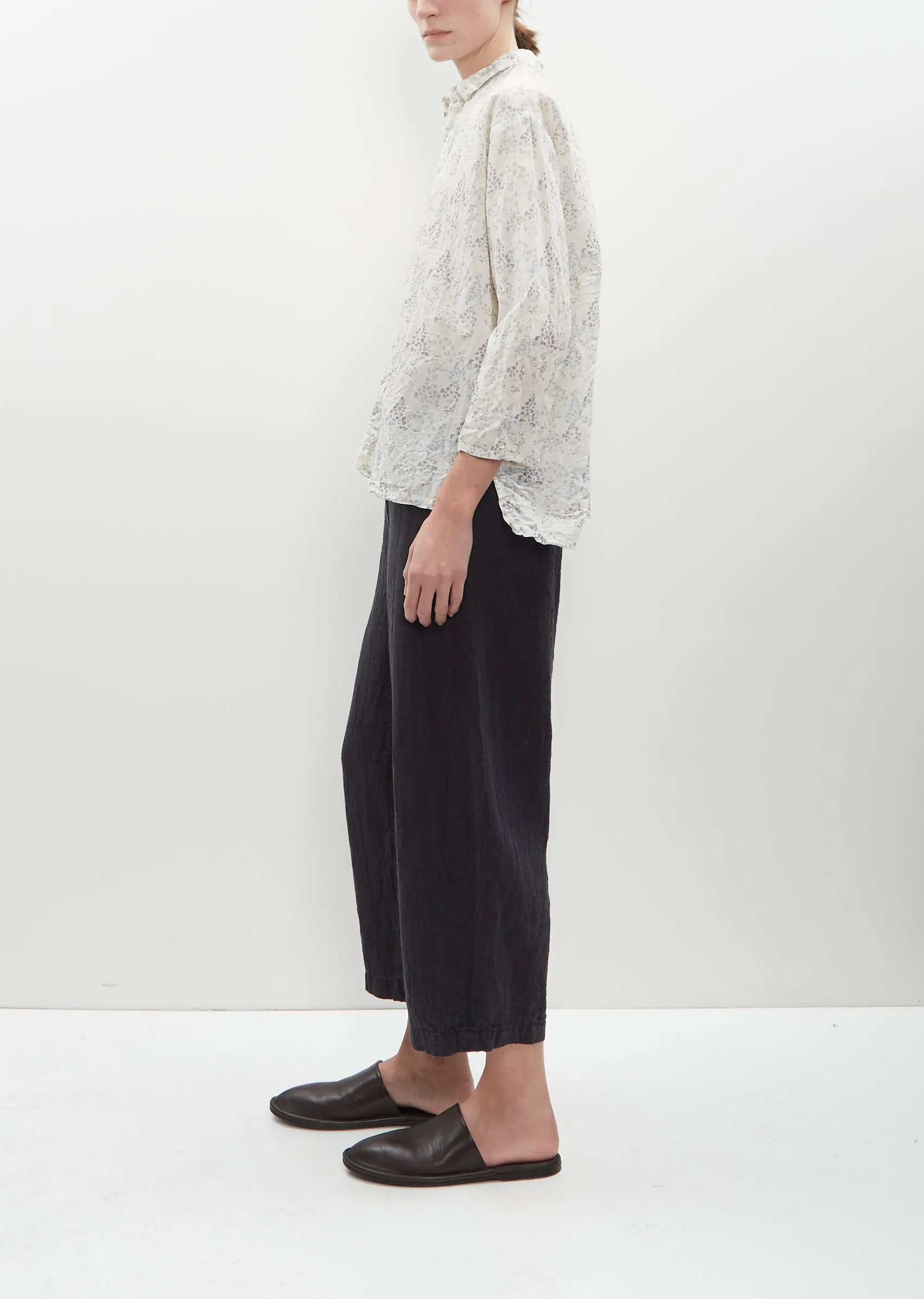 Calamint Print Blouse — Ivory sold by La Garconne product image thumbnail 3