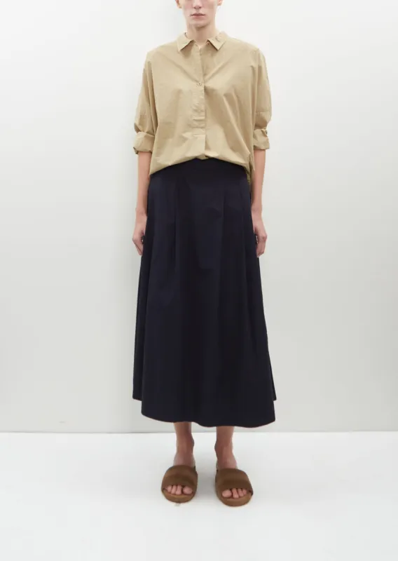 Maso Cotton Poplin Skirt — Atlantic sold by La Garconne