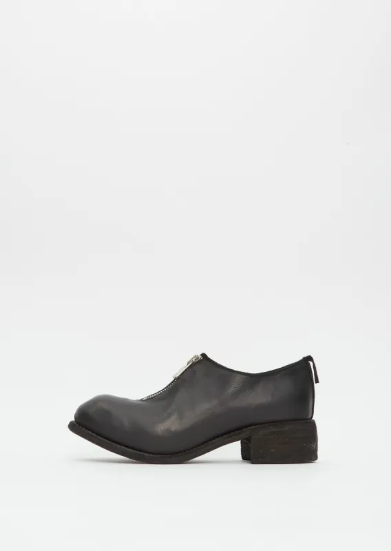 Front Zip Low Top Boot sold by La Garconne