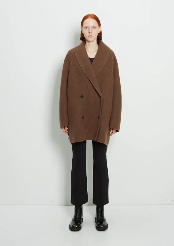 Wool & Cashmere Polli Jacket — Taupe sold by La Garconne