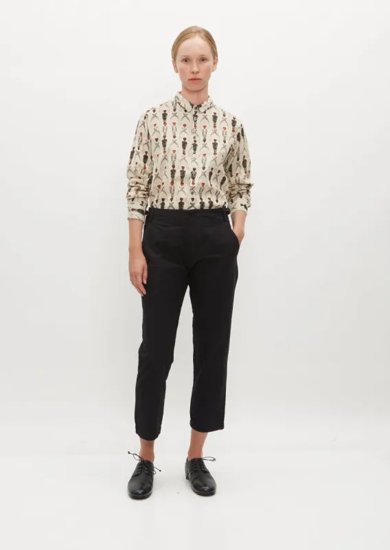 Cotton Ramie Classic Pants sold by La Garconne