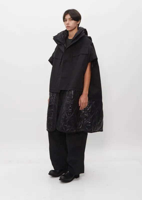 Nylon Ripstop Grosgrain Parka sold by La Garconne