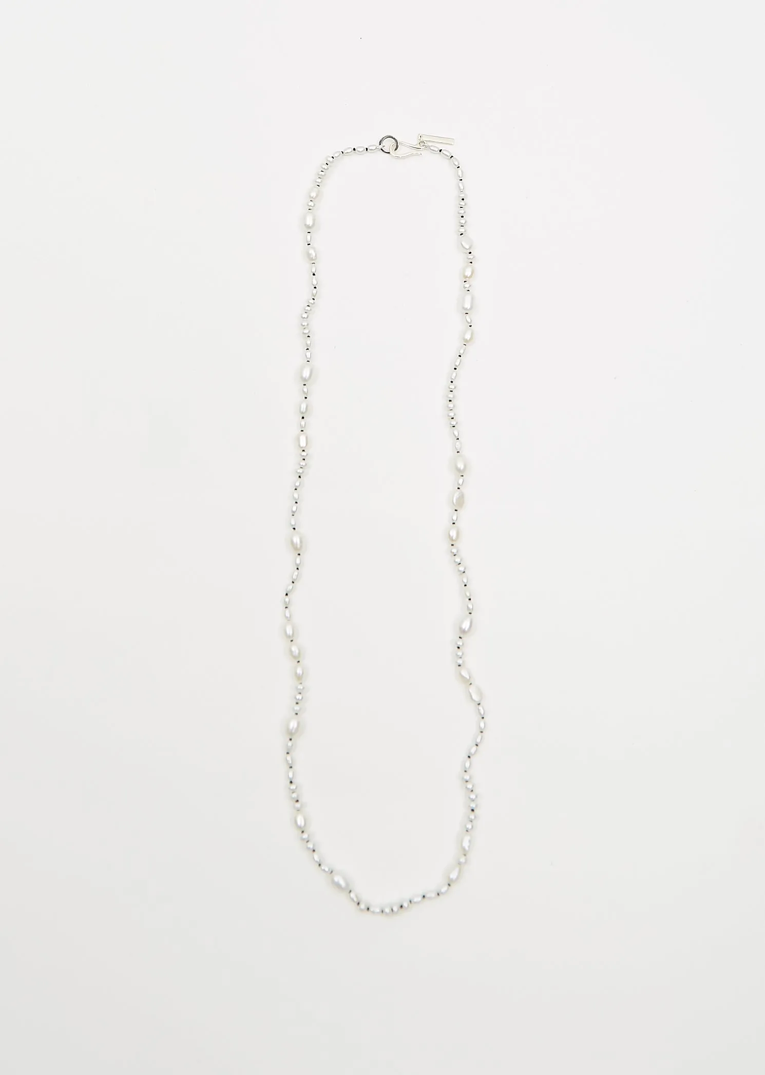 24 in. White Pearl Mermaid Necklace sold by La Garconne