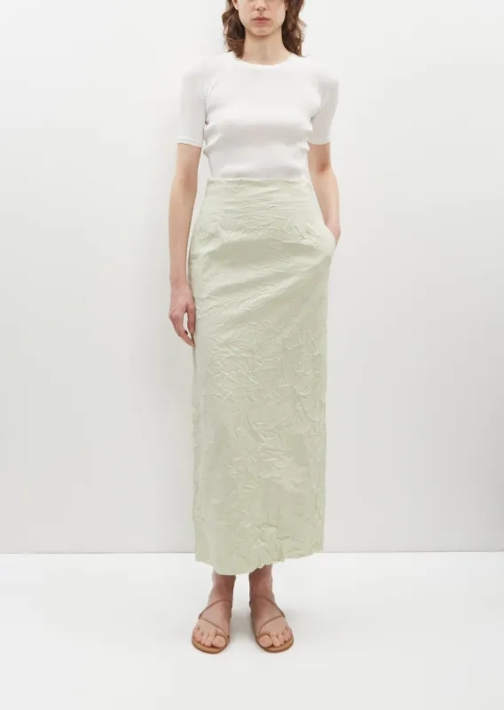 Wrinkled Washed Finx Twill Skirt sold by La Garconne