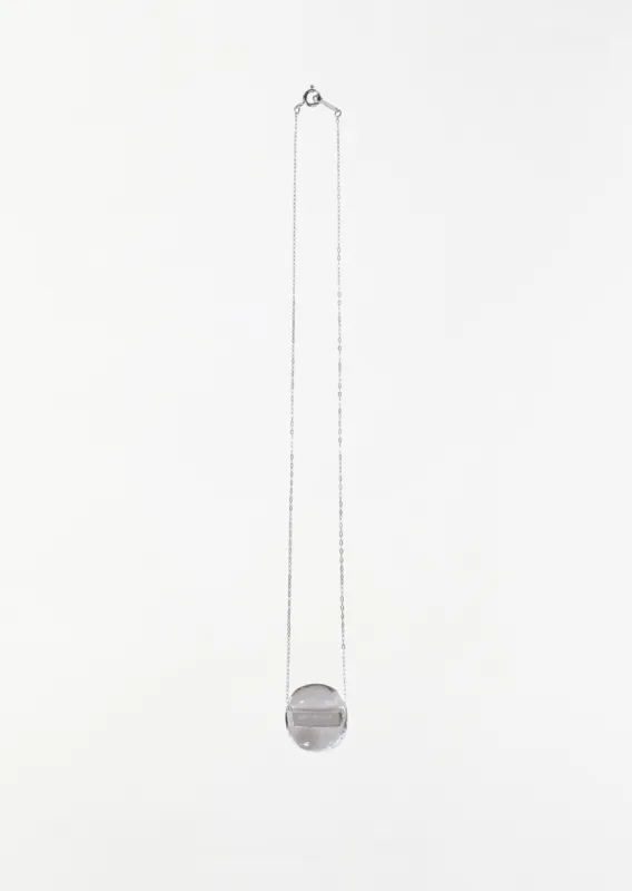 Glass ACC Necklace — Silver made by Issey Miyake
