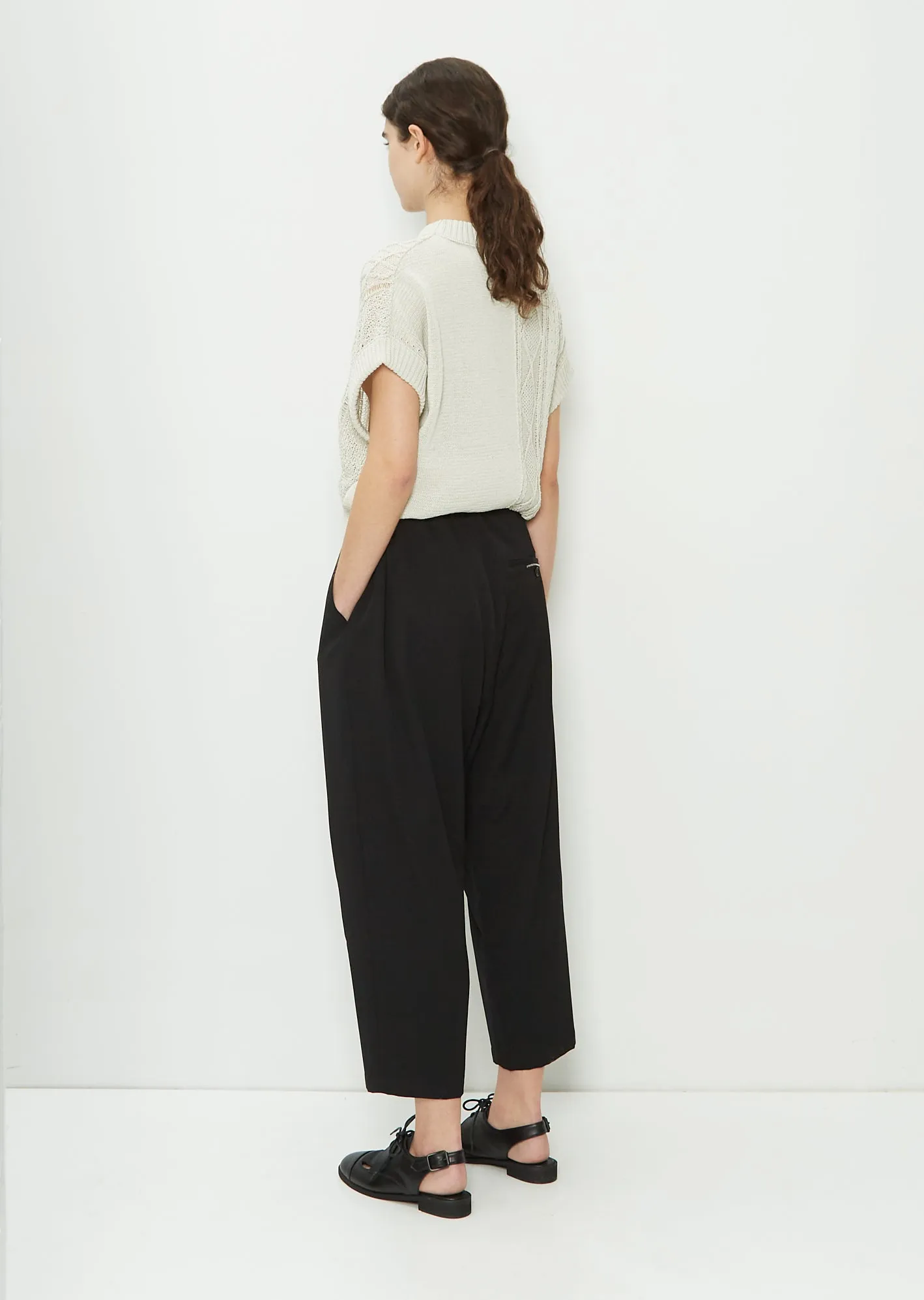 Draw String Wool Pants sold by La Garconne product image thumbnail 3