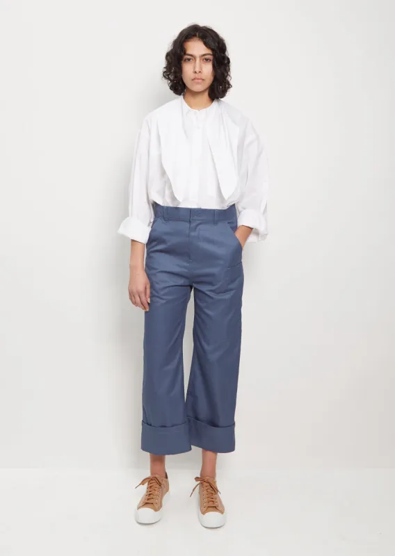 Prague Big Patched Cotton Pant sold by La Garconne