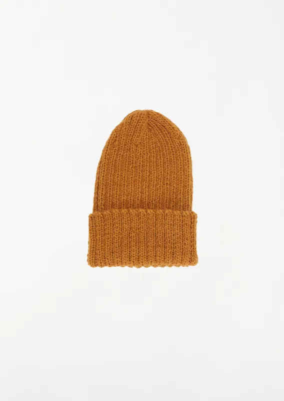 Gyu Alpaca Wool Beanie — Caramel sold by La Garconne