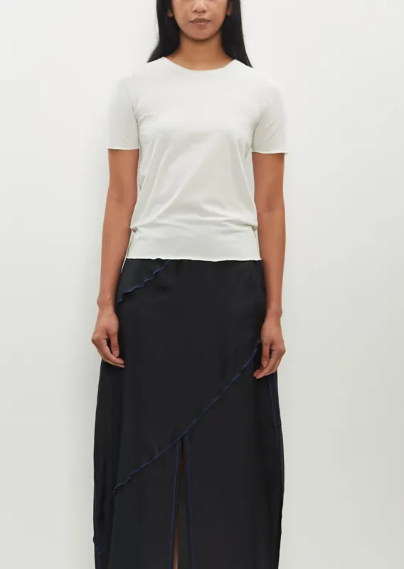 Second Skin Tee — Chalk sold by La Garconne