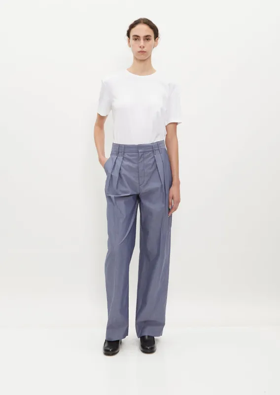 Double Pleat Front Trouser sold by La Garconne