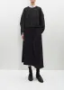Collarless Wool Gabardine Jacket sold by La Garconne