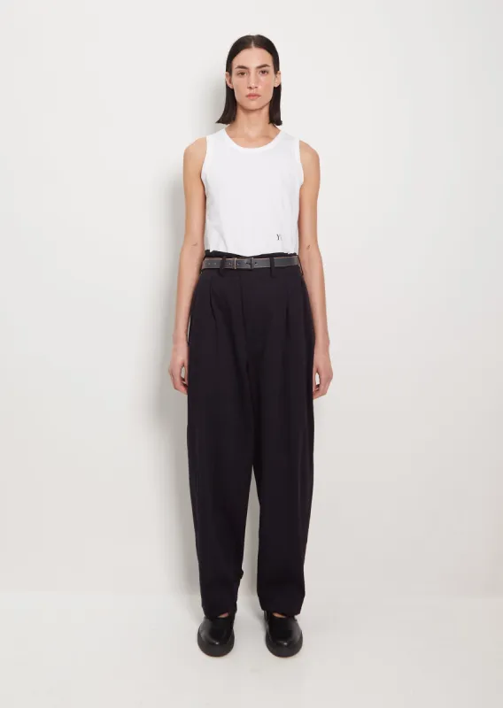 Tuck Trousers sold by La Garconne