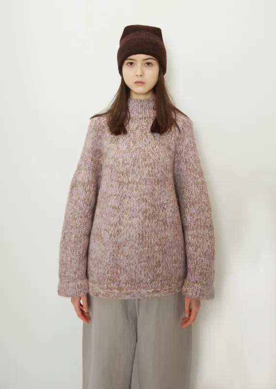 Fold Stretch Alpaca Wool Hat made by Lauren Manoogian