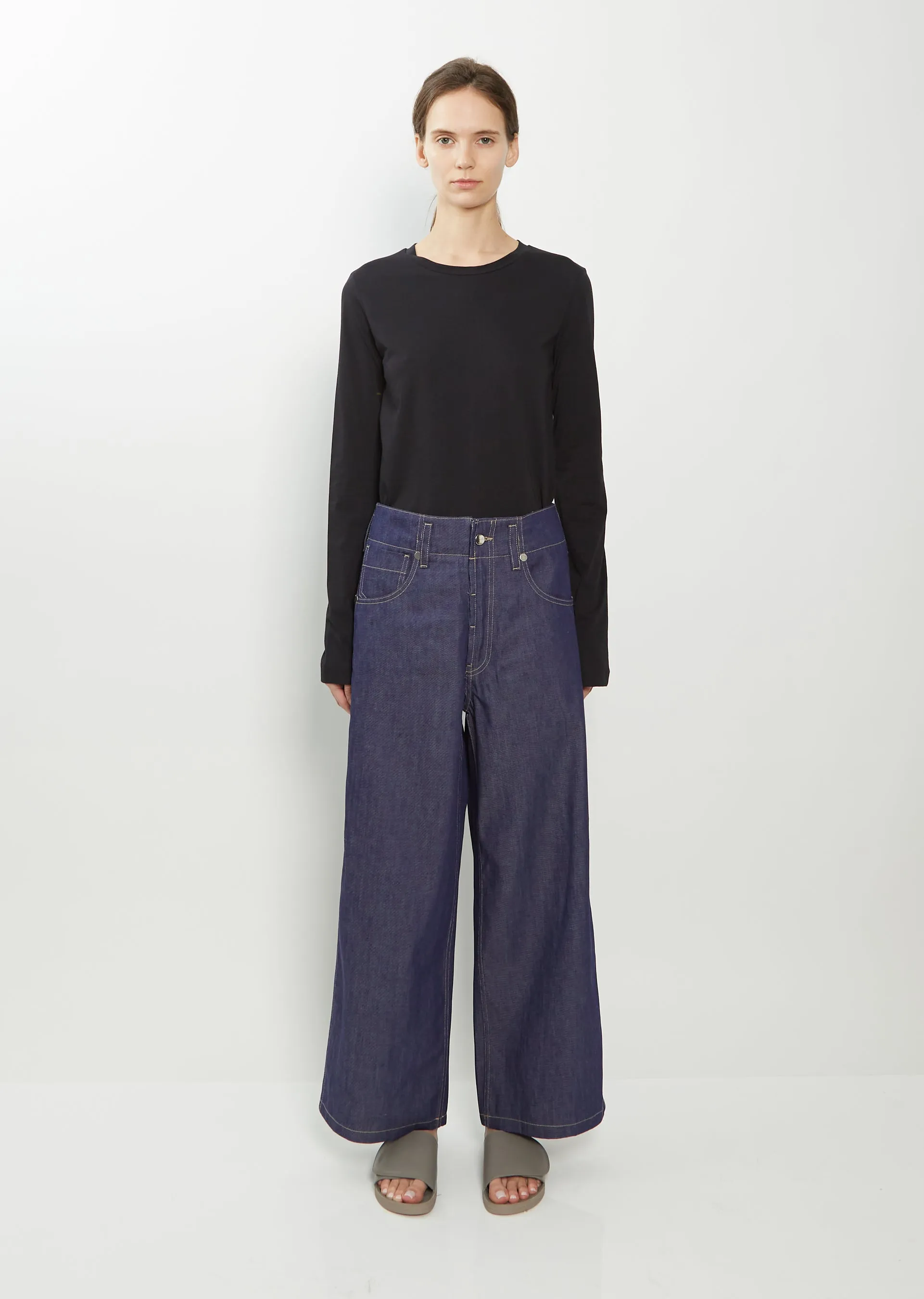 Pixie Denim Pant sold by La Garconne