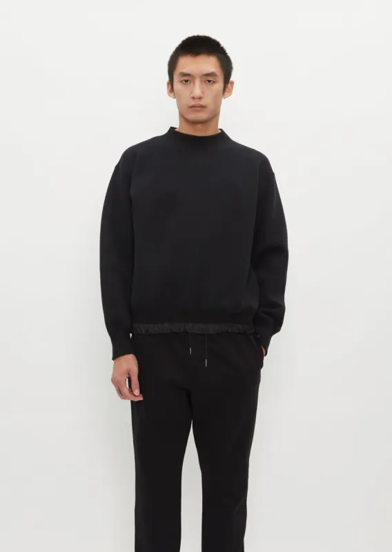 Sponge Sweat Pullover — Black sold by La Garconne