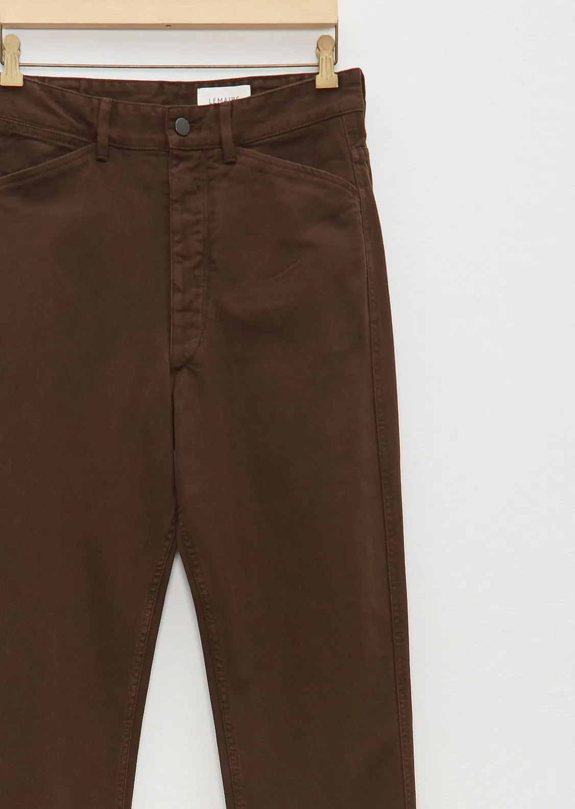 Men's Curved 5 Pocket Pants — Espresso sold by La Garconne product image thumbnail 5